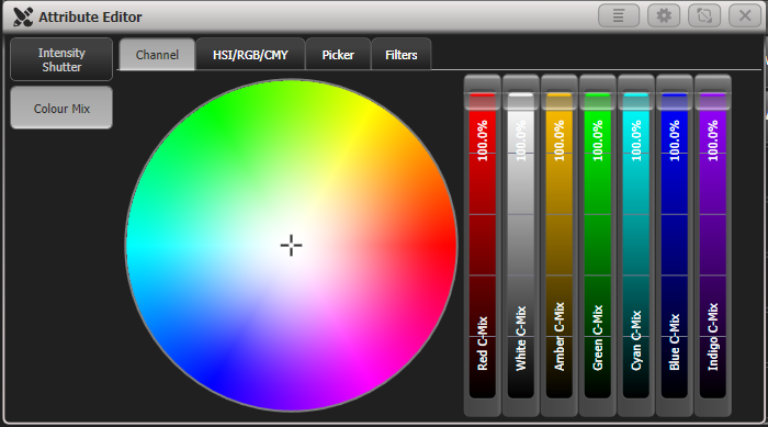 Attribute Editor - Colour Channels