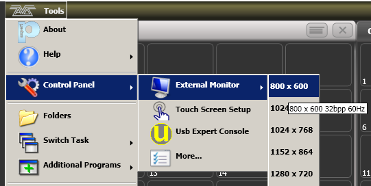 External Monitor Resolution