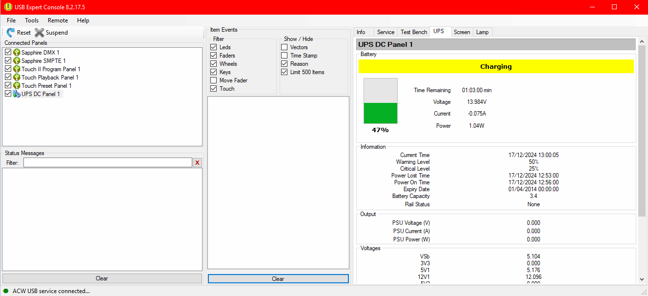 USB Expert UPS Test