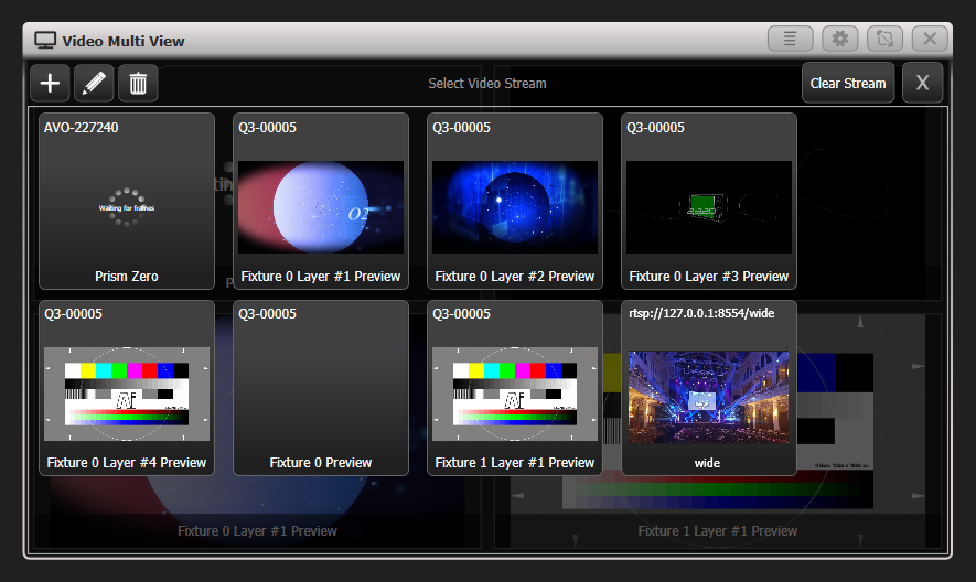 Video Multi View Window adding a stream