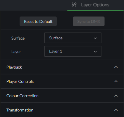 Prism Layer Options